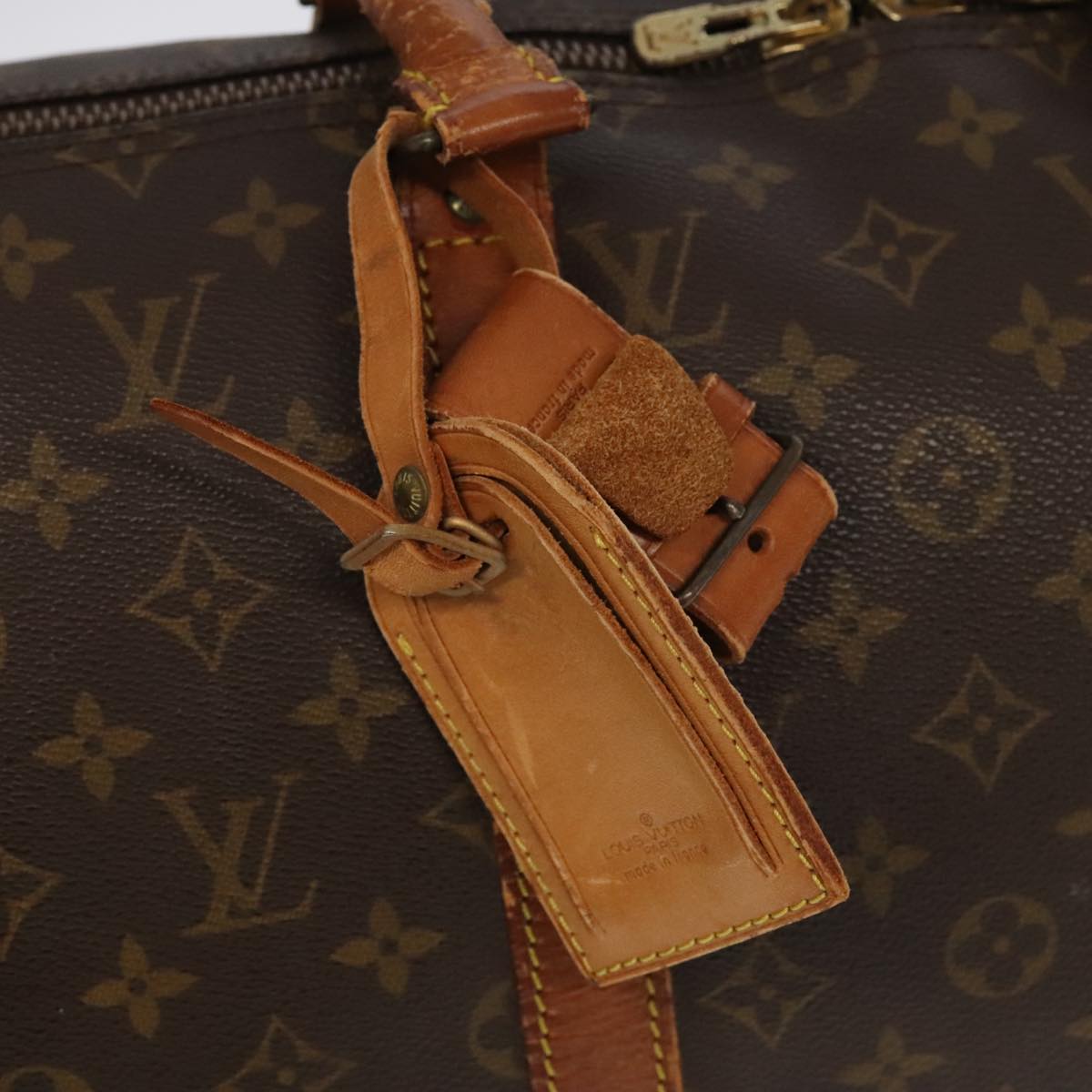 LOUIS VUITTON Monogram Keepall Bandouliere 50 Boston Bag M41416 LV Auth 94821