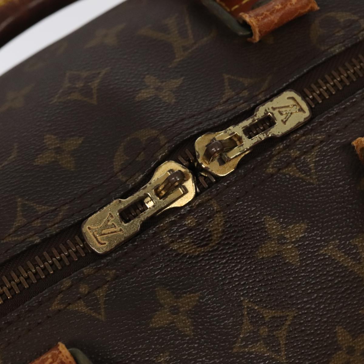 LOUIS VUITTON Monogram Keepall Bandouliere 50 Boston Bag M41416 LV Auth 94821