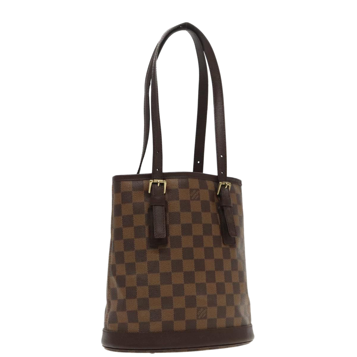 LOUIS VUITTON Damier Ebene Marais Shoulder Bag N42240 LV Auth 94831