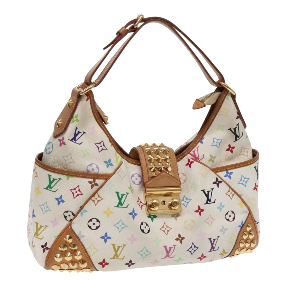 LOUIS VUITTON Monogram Multicolor Chrissie MM Shoulder Bag M40311 LV Auth 94835A