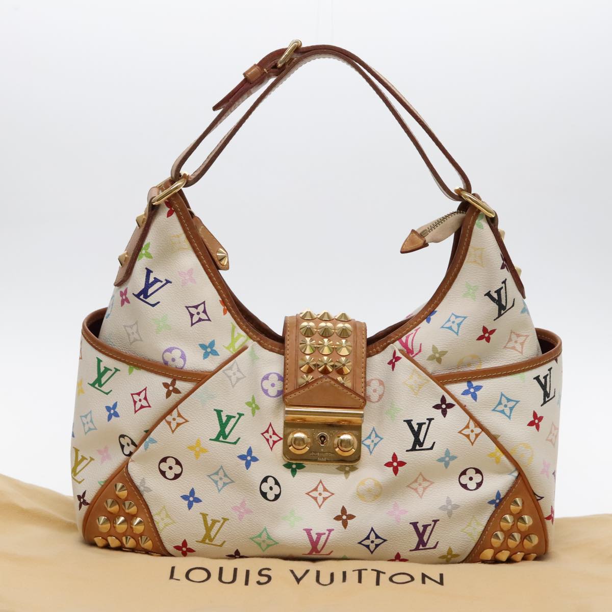 LOUIS VUITTON Monogram Multicolor Chrissie MM Shoulder Bag M40311 LV Auth 94835A