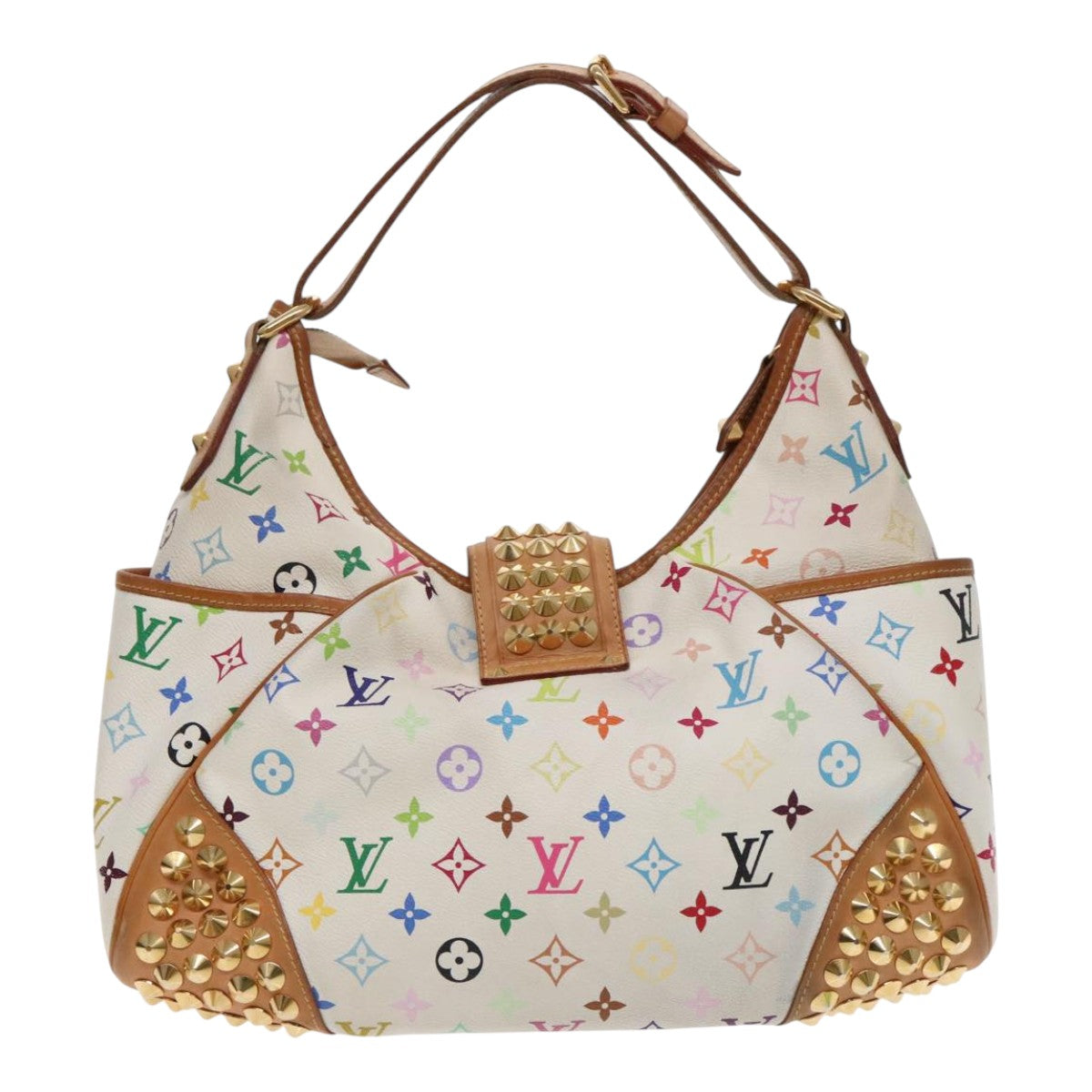 LOUIS VUITTON Monogram Multicolor Chrissie MM Shoulder Bag M40311 LV Auth 94835A - 0