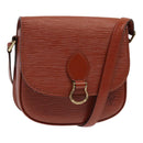LOUIS VUITTON Epi Saint Cloud PM Shoulder Bag Brown M52213 LV Auth 94852-1