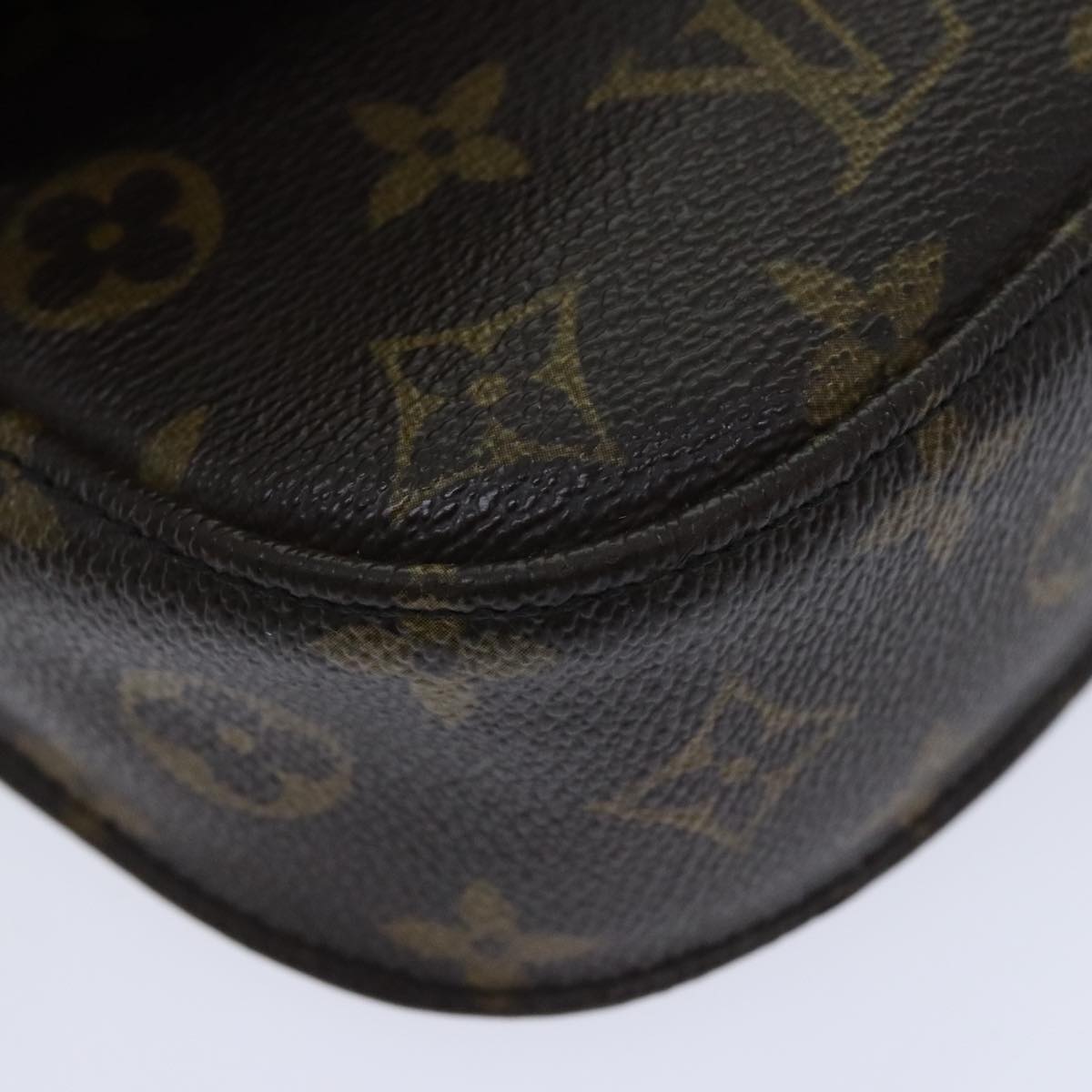 LOUIS VUITTON Monogram Saint Cloud MM Shoulder Bag M51243 LV Auth 94853