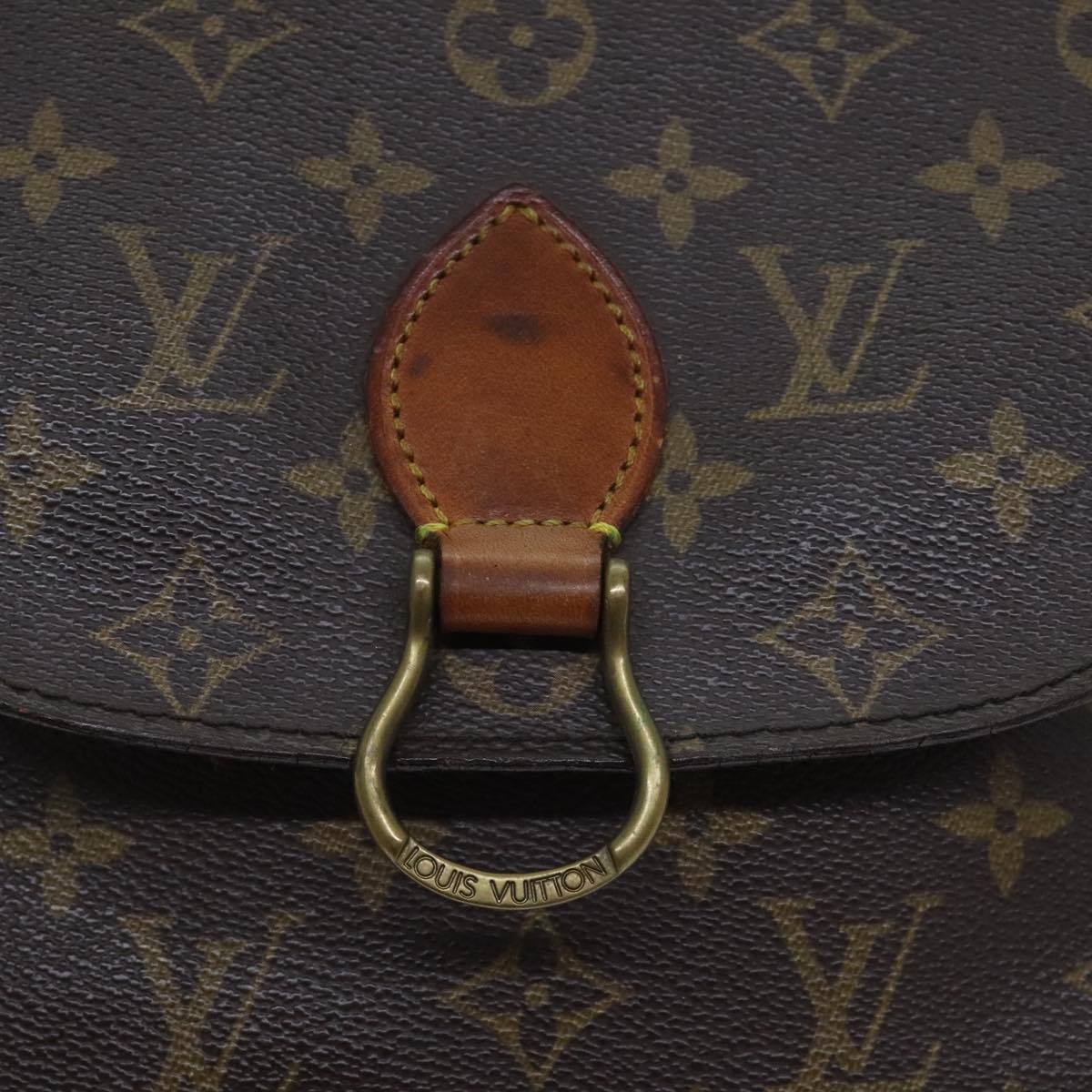 LOUIS VUITTON Monogram Saint Cloud MM Shoulder Bag M51243 LV Auth 94853