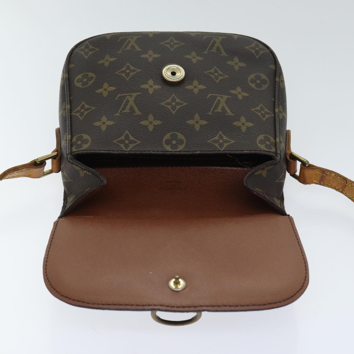 LOUIS VUITTON Monogram Saint Cloud MM Shoulder Bag M51243 LV Auth 94853