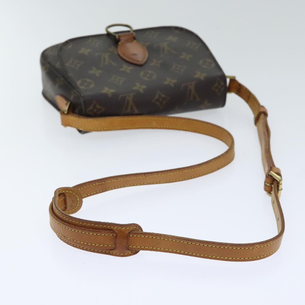 LOUIS VUITTON Monogram Saint Cloud MM Shoulder Bag M51243 LV Auth 94853