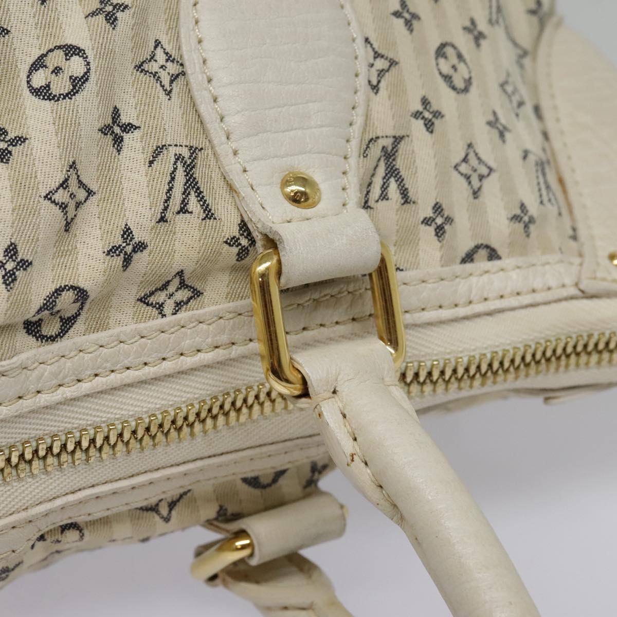 LOUIS VUITTON Monogram Mini Lin Croisette Marina GM Bag 2way M95492 Auth 94897