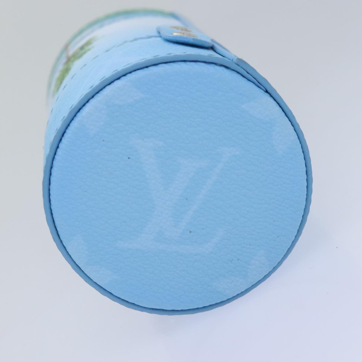 LOUIS VUITTON Monogram Pacific Travel Case Blue LS0591 LV Auth 94899A