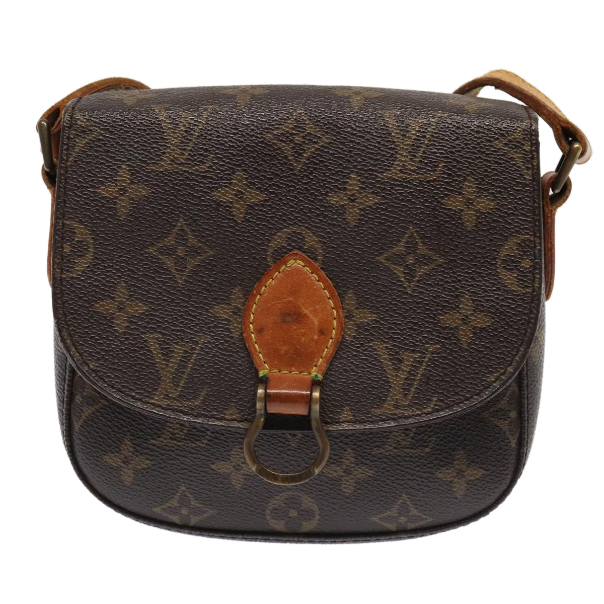 LOUIS VUITTON Monogram Saint Cloud PM Shoulder Bag M51244 LV Auth 94902