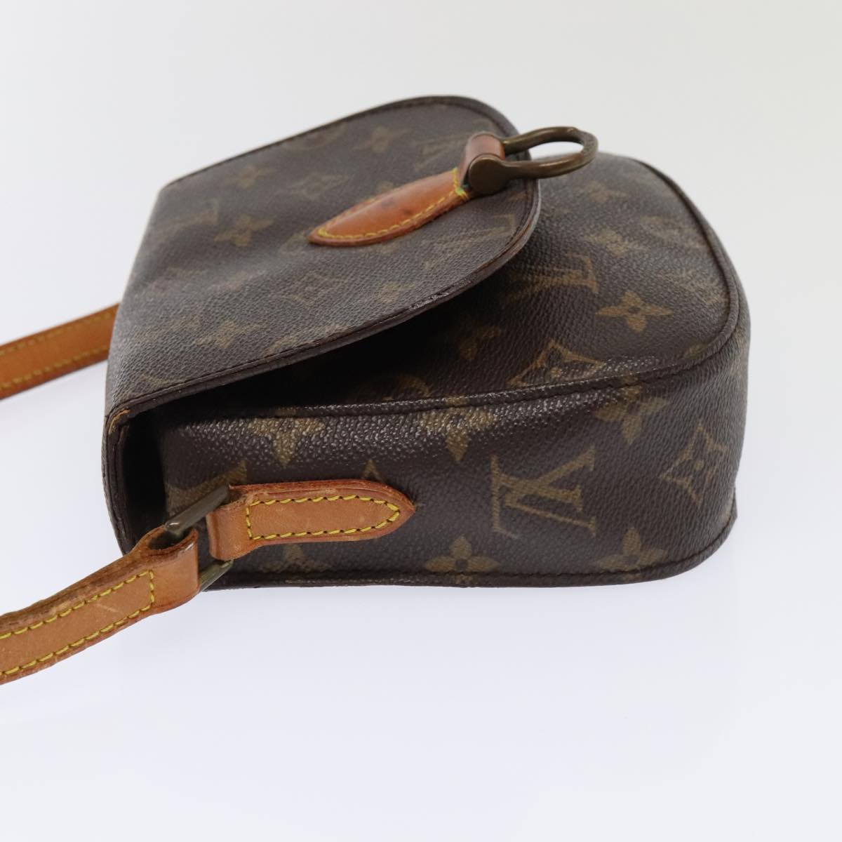 LOUIS VUITTON Monogram Saint Cloud PM Shoulder Bag M51244 LV Auth 94902