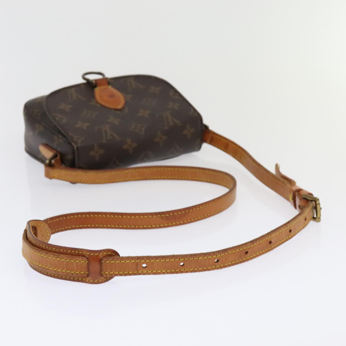 LOUIS VUITTON Monogram Saint Cloud PM Shoulder Bag M51244 LV Auth 94902