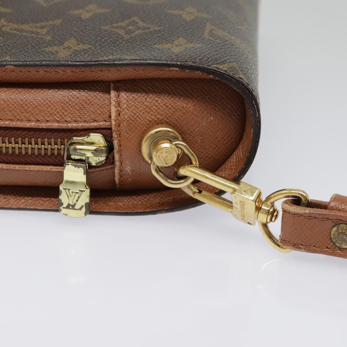 LOUIS VUITTON Monogram Orsay Clutch Bag M51790 LV Auth 94916