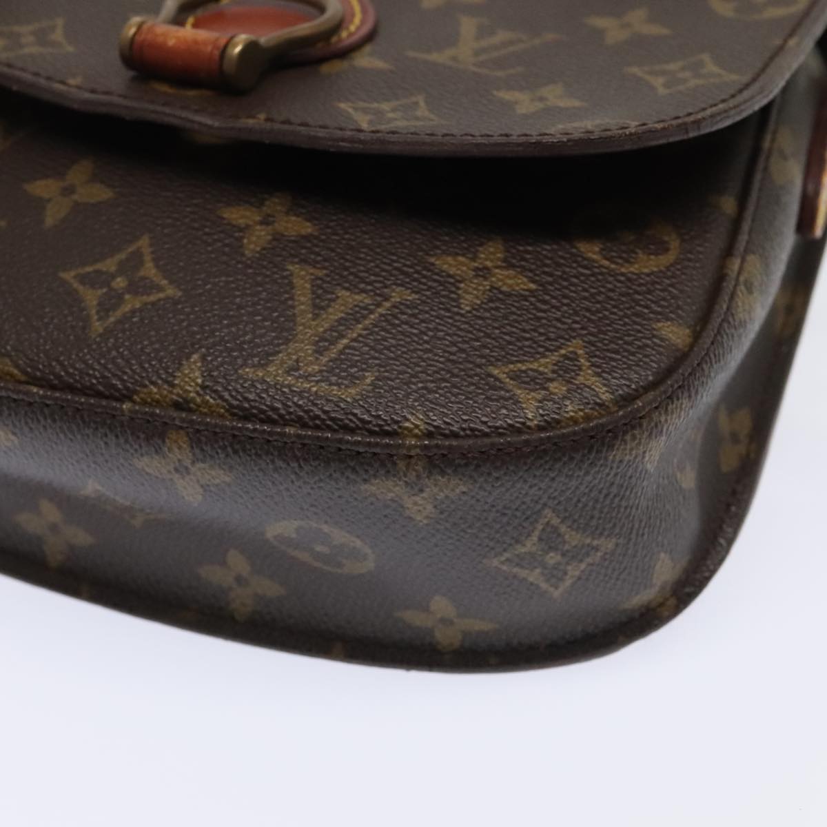 LOUIS VUITTON Monogram Saint Cloud MM Shoulder Bag M51243 LV Auth 94918