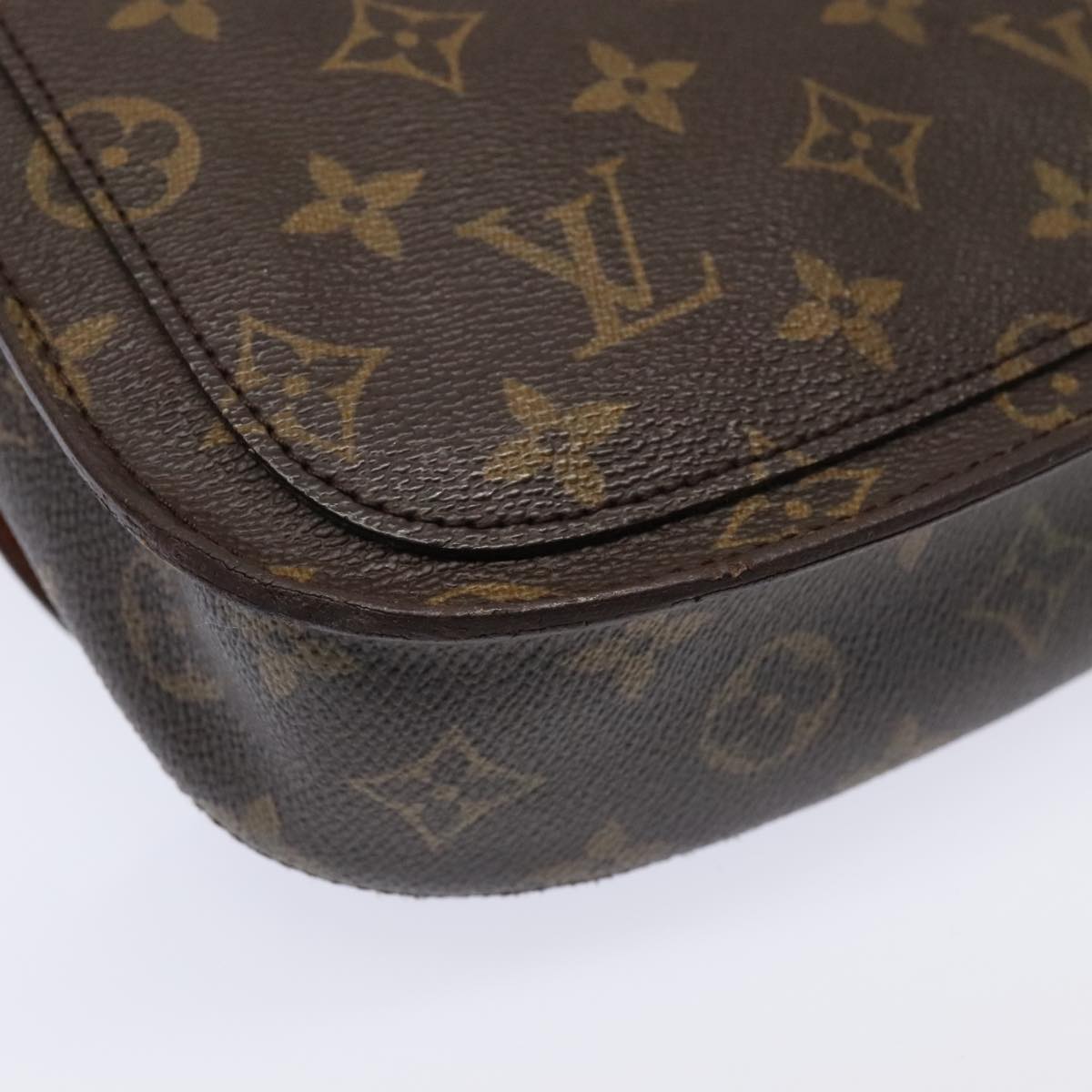 LOUIS VUITTON Monogram Saint Cloud MM Shoulder Bag M51243 LV Auth 94918