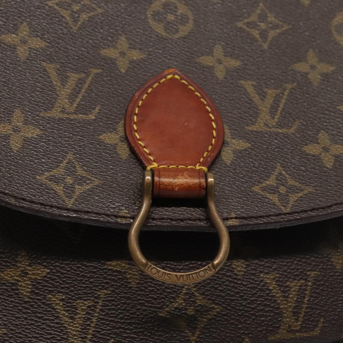 LOUIS VUITTON Monogram Saint Cloud MM Shoulder Bag M51243 LV Auth 94918