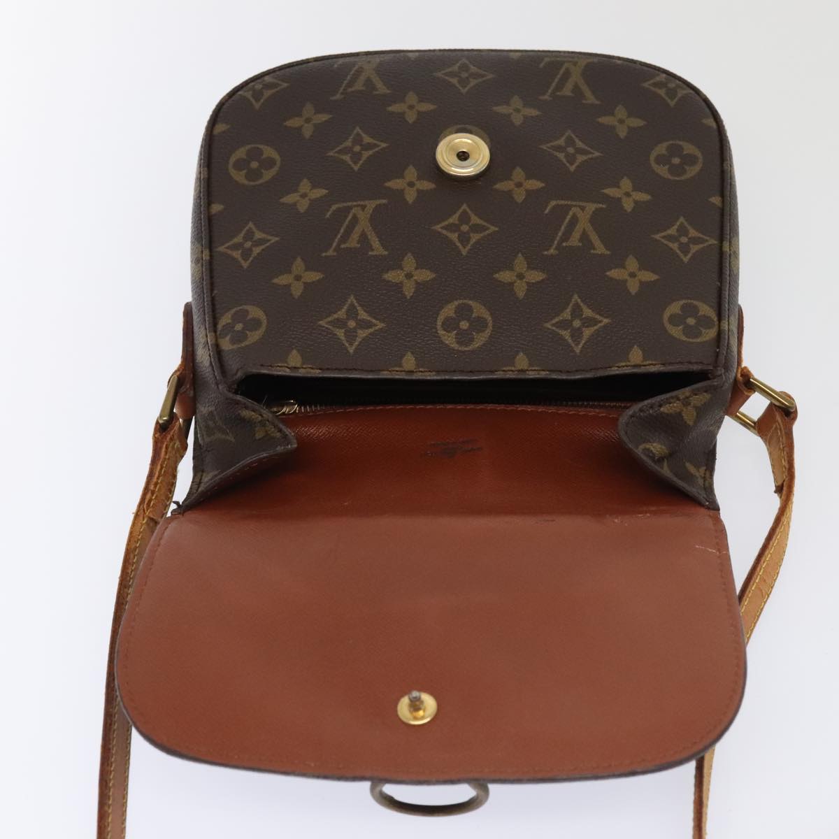 LOUIS VUITTON Monogram Saint Cloud MM Shoulder Bag M51243 LV Auth 94918