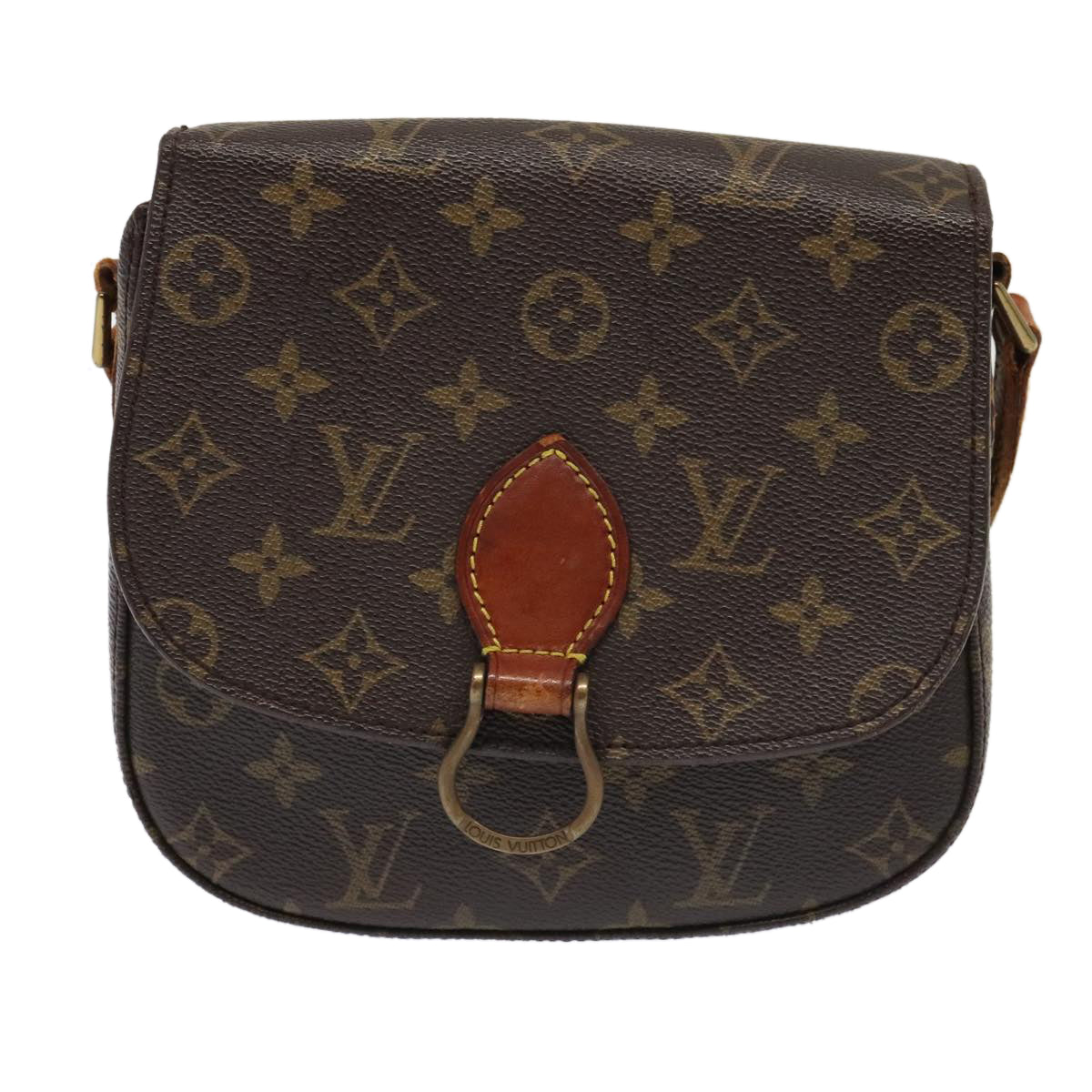 LOUIS VUITTON Monogram Saint Cloud MM Shoulder Bag M51243 LV Auth 94918