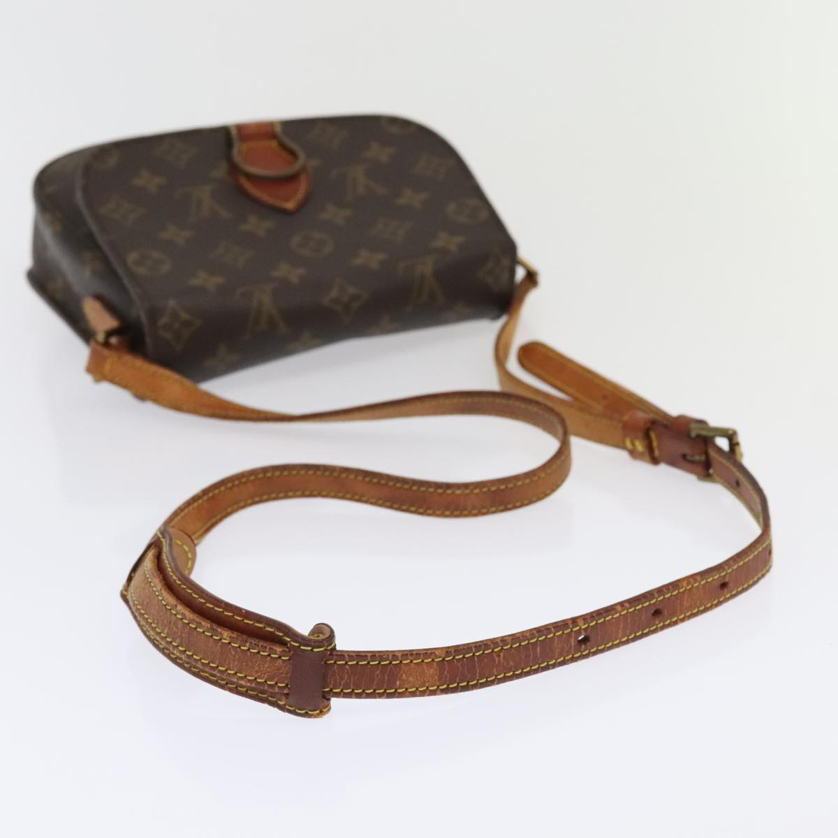 LOUIS VUITTON Monogram Saint Cloud MM Shoulder Bag M51243 LV Auth 94918