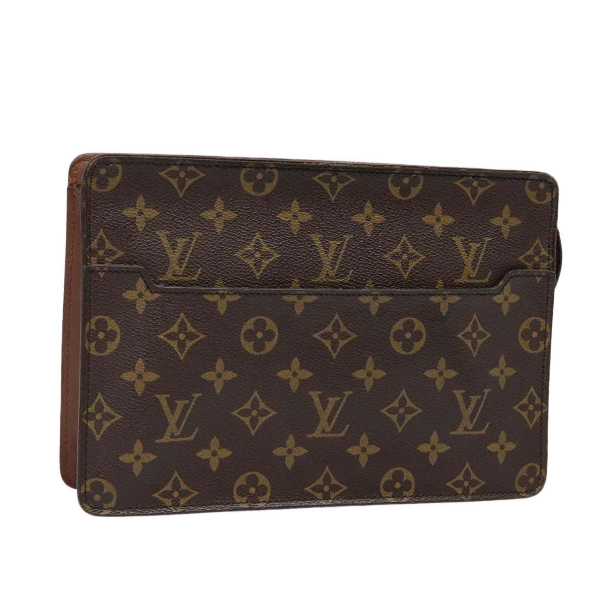 LOUIS VUITTON Monogram Pochette Homme Clutch Bag M51795 LV Auth 94921