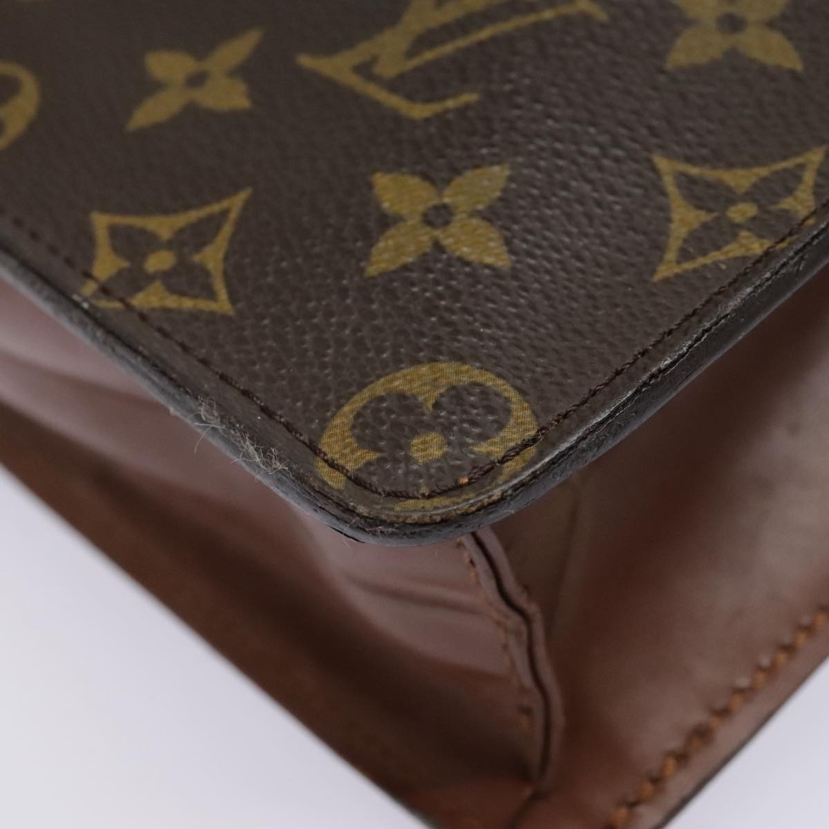 LOUIS VUITTON Monogram Pochette Homme Clutch Bag M51795 LV Auth 94921