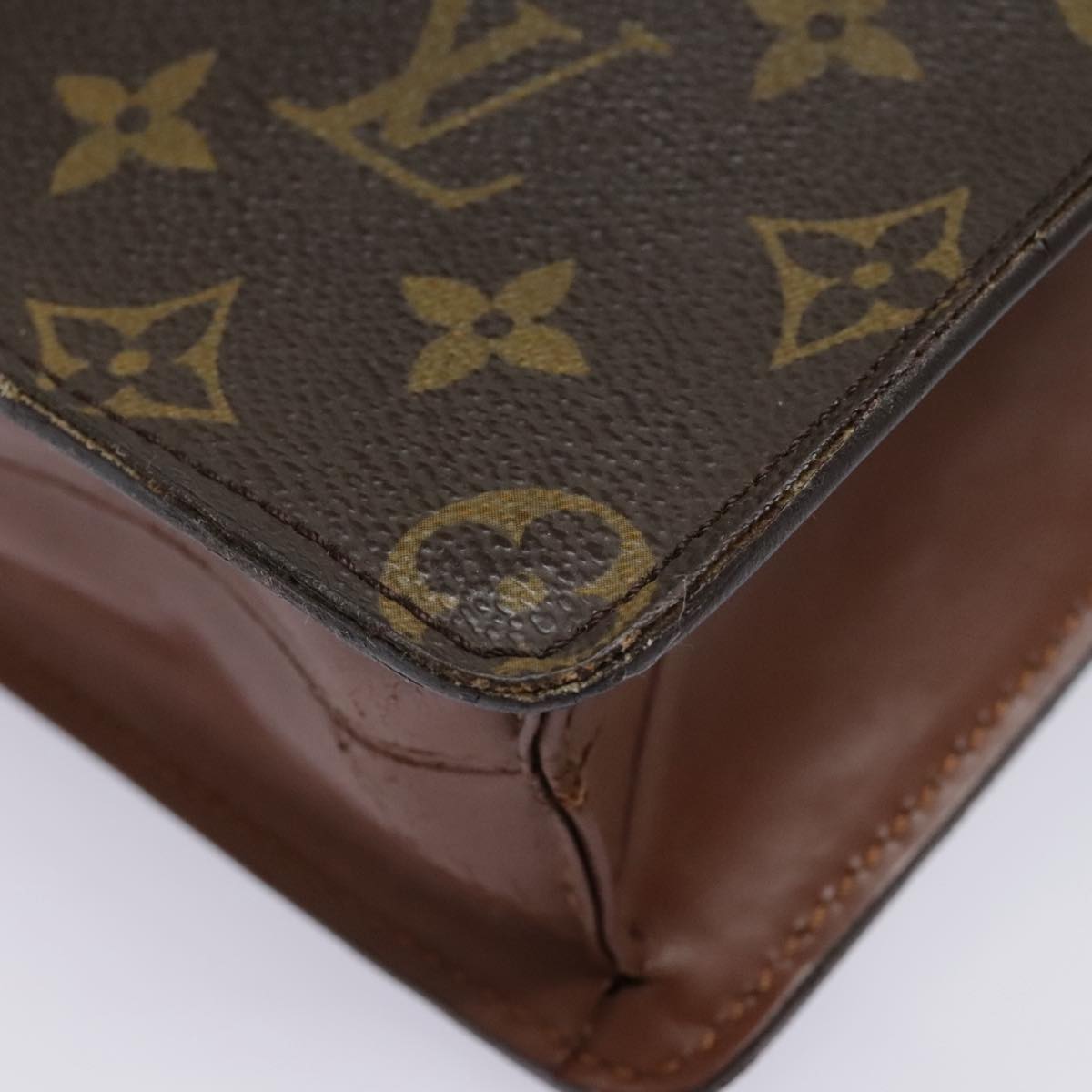 LOUIS VUITTON Monogram Pochette Homme Clutch Bag M51795 LV Auth 94921