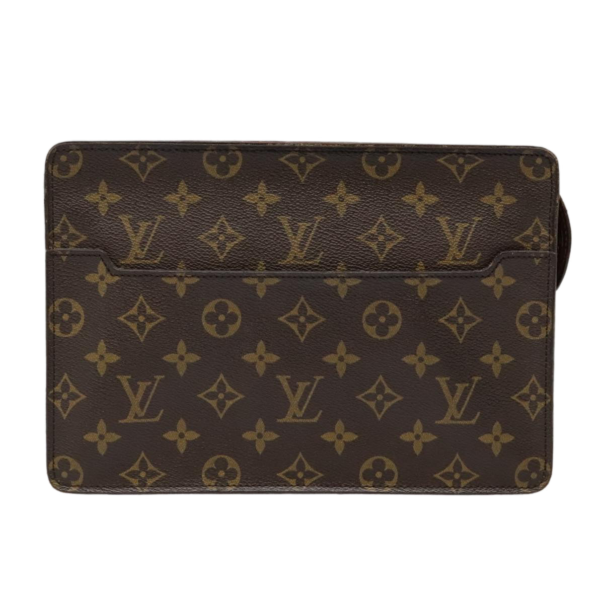 LOUIS VUITTON Monogram Pochette Homme Clutch Bag M51795 LV Auth 94921