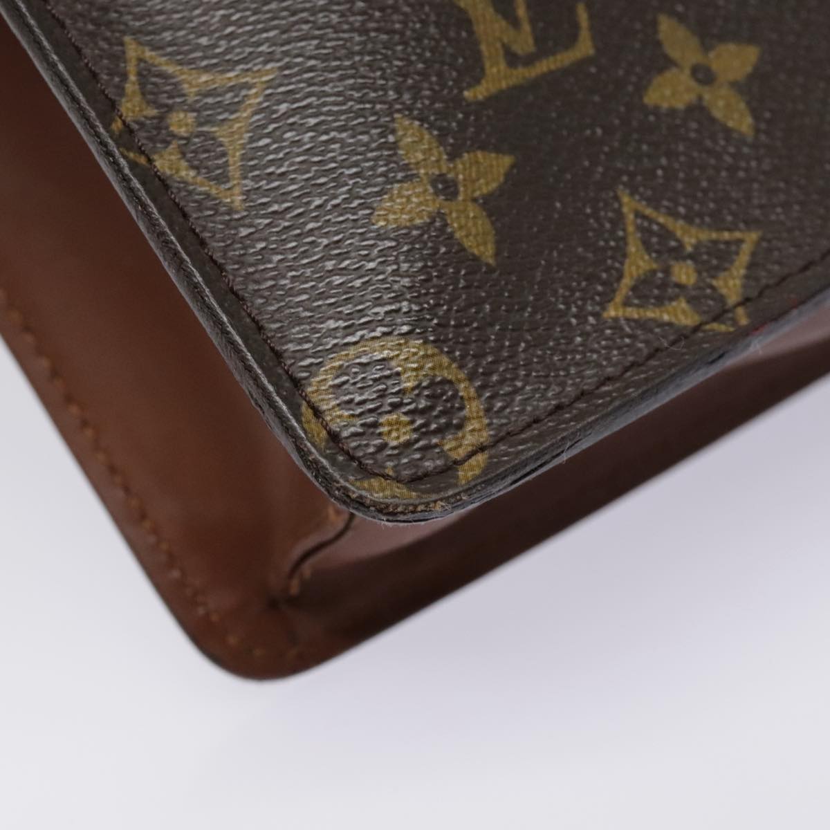 LOUIS VUITTON Monogram Pochette Homme Clutch Bag M51795 LV Auth 94921