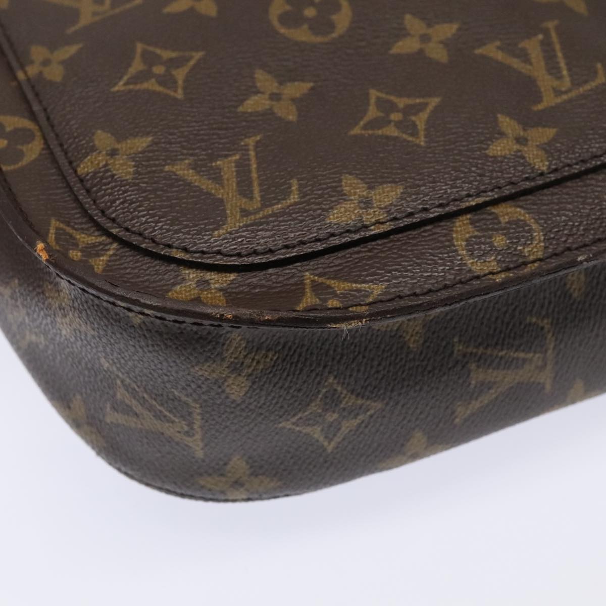 LOUIS VUITTON Monogram Saint Cloud GM Shoulder Bag M51242 LV Auth 94923