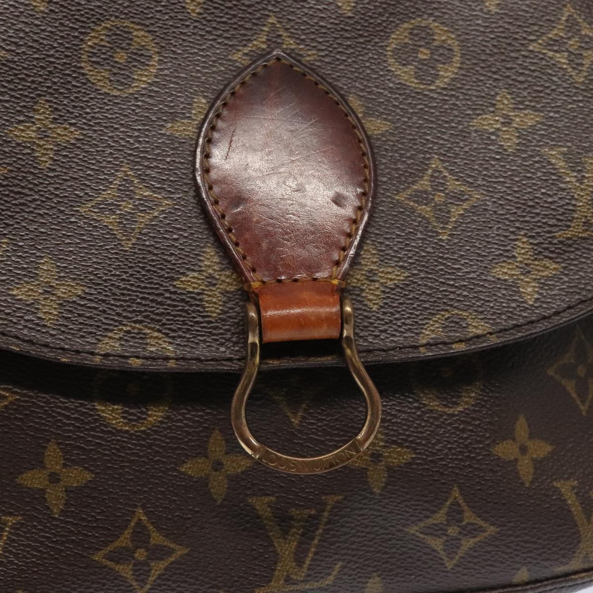 LOUIS VUITTON Monogram Saint Cloud GM Shoulder Bag M51242 LV Auth 94923