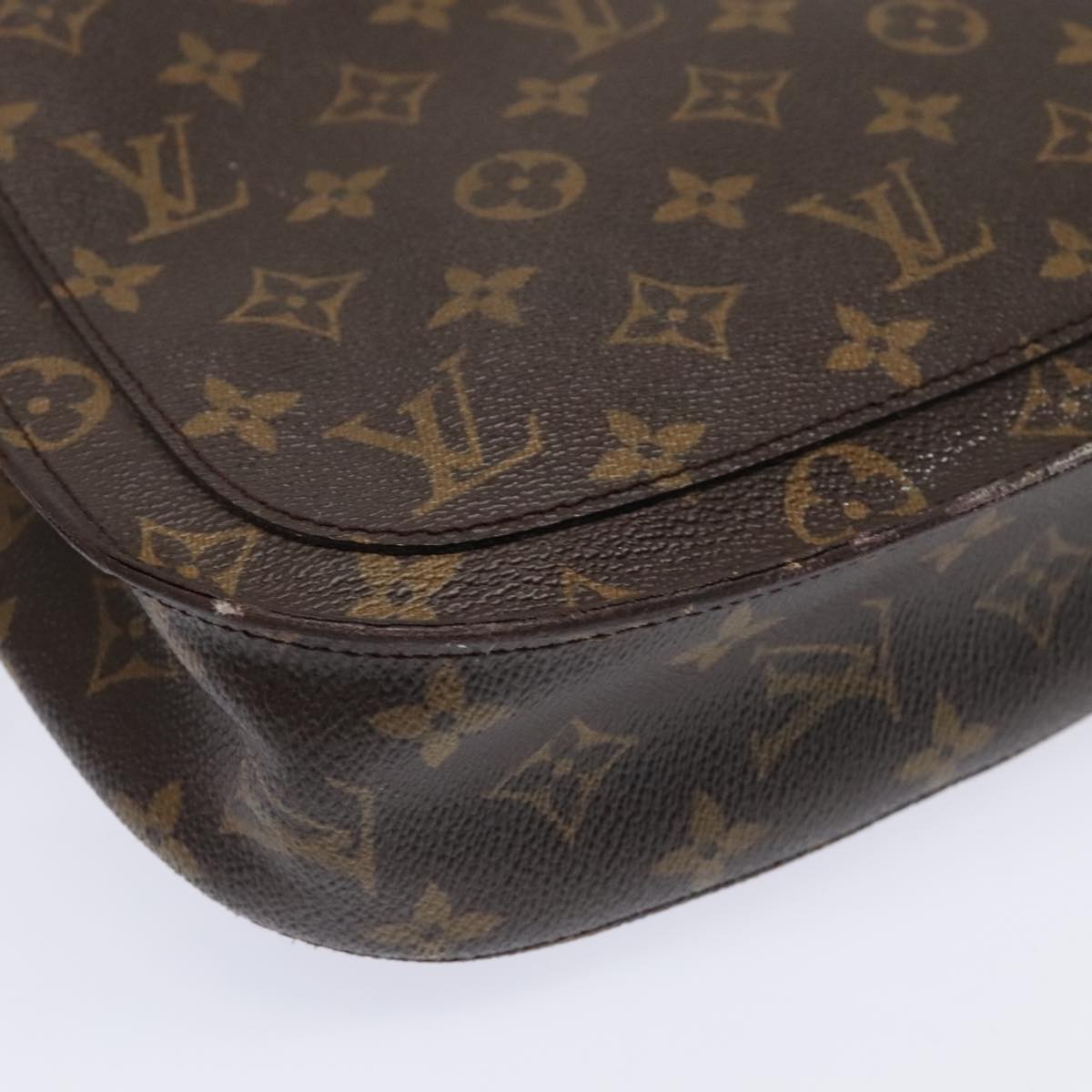 LOUIS VUITTON Monogram Saint Cloud GM Shoulder Bag M51242 LV Auth 94924