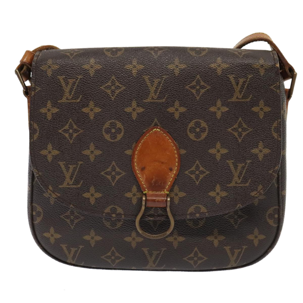 LOUIS VUITTON Monogram Saint Cloud GM Shoulder Bag M51242 LV Auth 94924