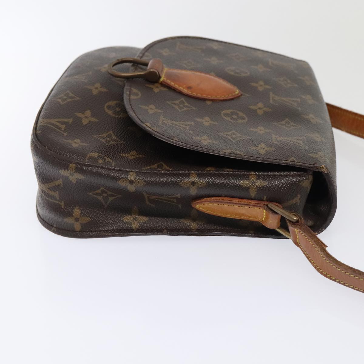 LOUIS VUITTON Monogram Saint Cloud GM Shoulder Bag M51242 LV Auth 94924