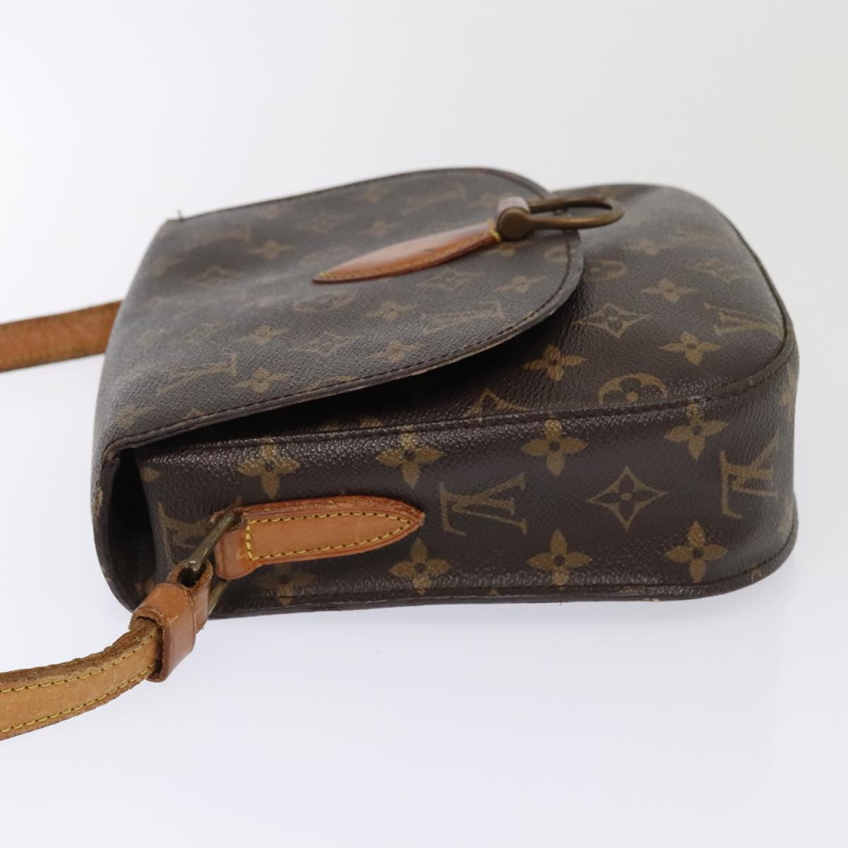 LOUIS VUITTON Monogram Saint Cloud GM Shoulder Bag M51242 LV Auth 94924