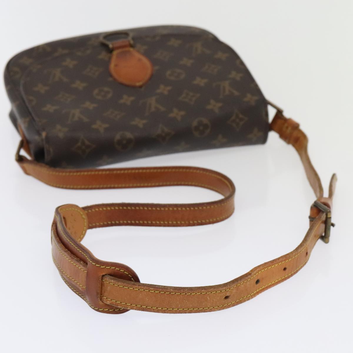 LOUIS VUITTON Monogram Saint Cloud GM Shoulder Bag M51242 LV Auth 94924