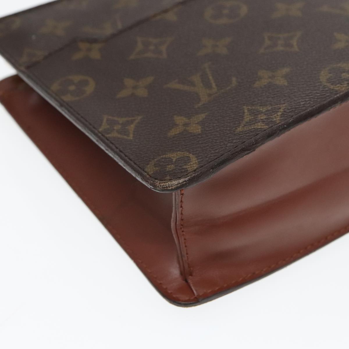 LOUIS VUITTON Monogram Pochette Homme Clutch Bag M51795 LV Auth 94925