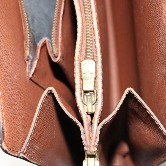 LOUIS VUITTON Monogram Kurcell Schultertasche M51375 LV Auth 94929