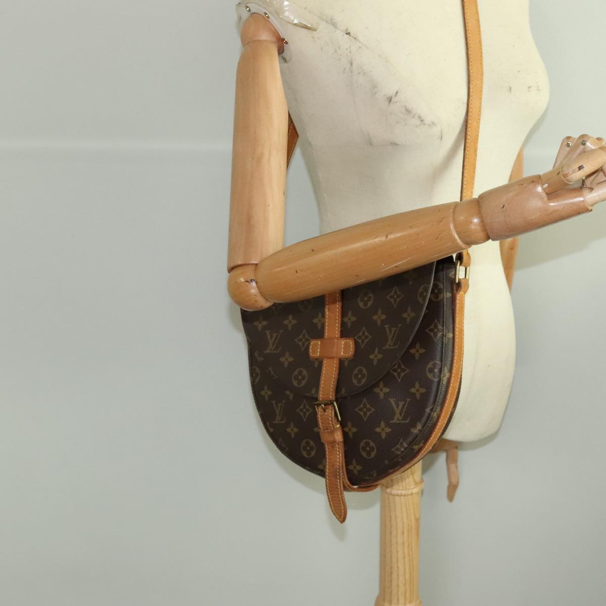 LOUIS VUITTON Monogram Chantilly GM Shoulder Bag M51232 LV Auth 94936