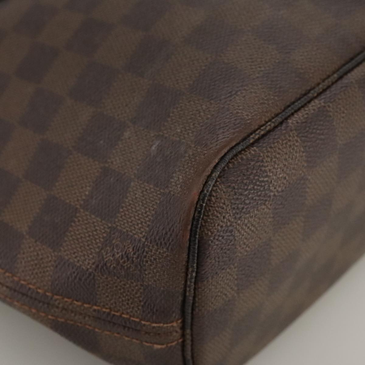 LOUIS VUITTON Damier Ebene Neverfull PM Tote Bag N51109 LV Auth 94946