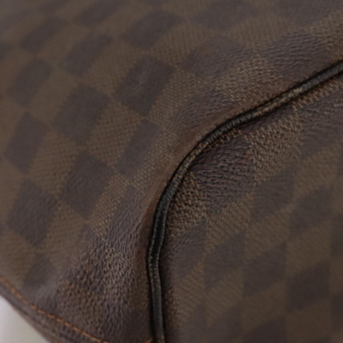 LOUIS VUITTON Damier Ebene Neverfull PM Tote Bag N51109 LV Auth 94946