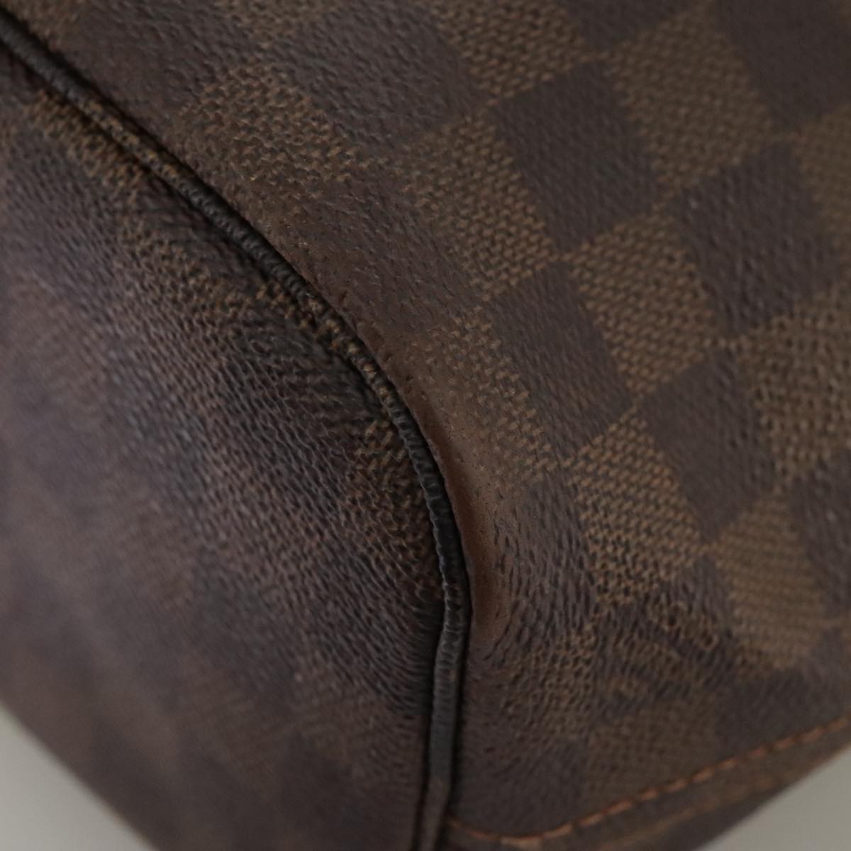 LOUIS VUITTON Damier Ebene Neverfull PM Tote Bag N51109 LV Auth 94946