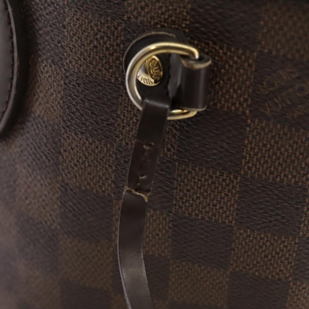 LOUIS VUITTON Damier Ebene Neverfull PM Tote Bag N51109 LV Auth 94946