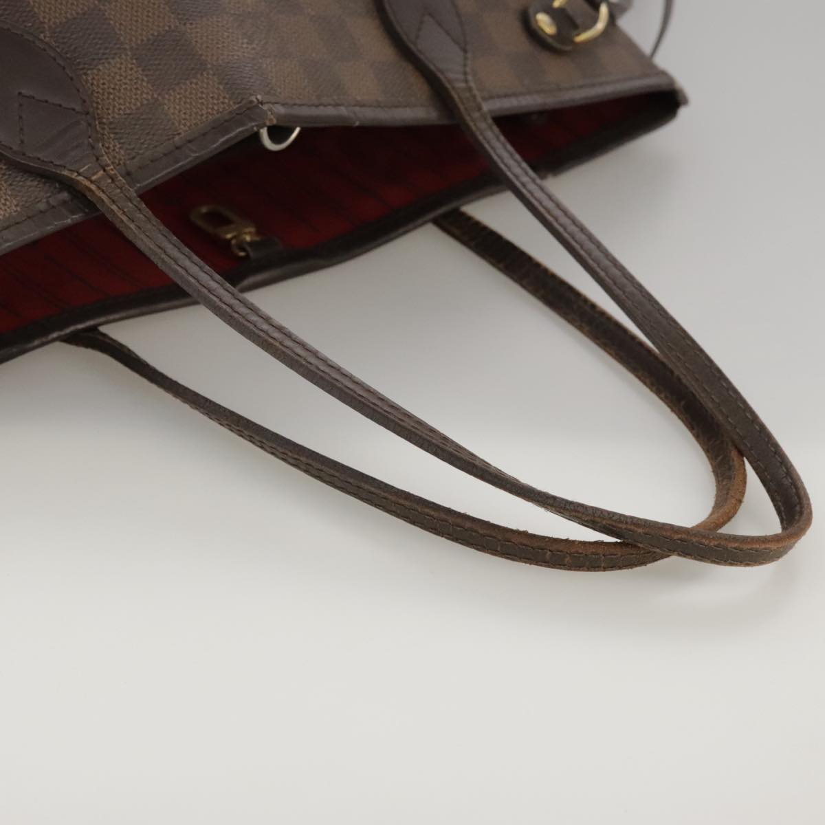 LOUIS VUITTON Damier Ebene Neverfull PM Tote Bag N51109 LV Auth 94946