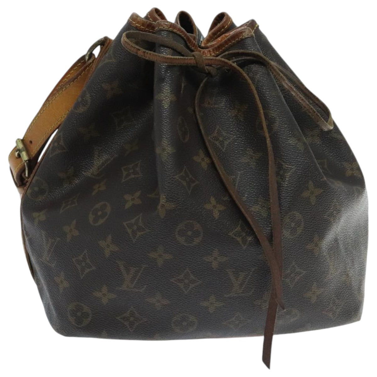 LOUIS VUITTON Monogram Petit Noe Shoulder Bag M42226 LV Auth 94951