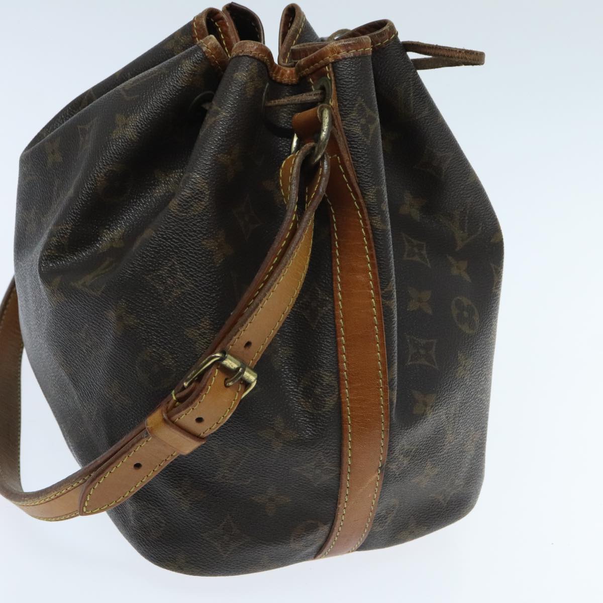 LOUIS VUITTON Monogram Petit Noe Shoulder Bag M42226 LV Auth 94951