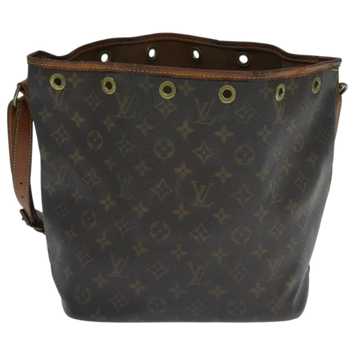 LOUIS VUITTON Monogram Petit Noe Shoulder Bag M42226 LV Auth 94954