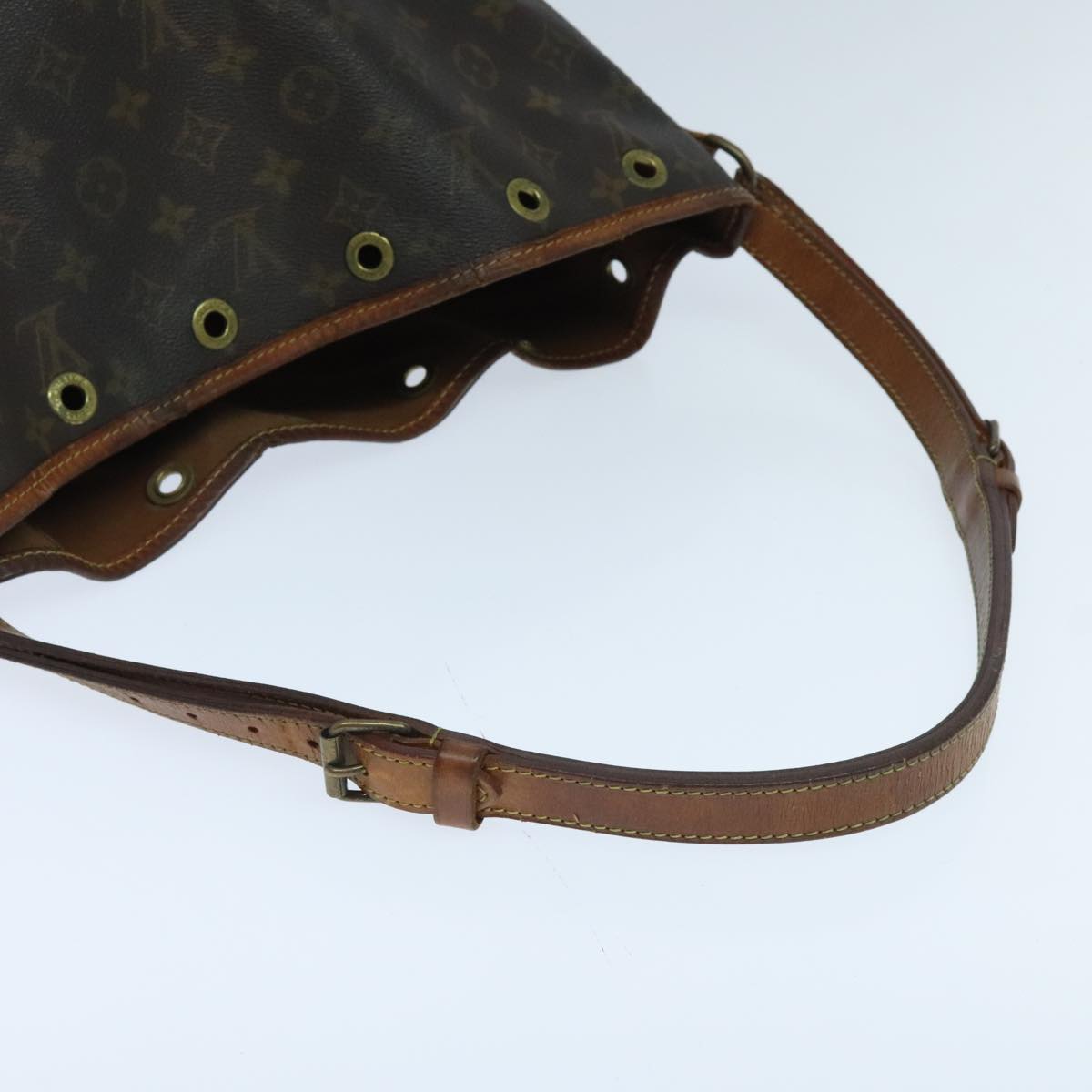 LOUIS VUITTON Monogram Petit Noe Shoulder Bag M42226 LV Auth 94954