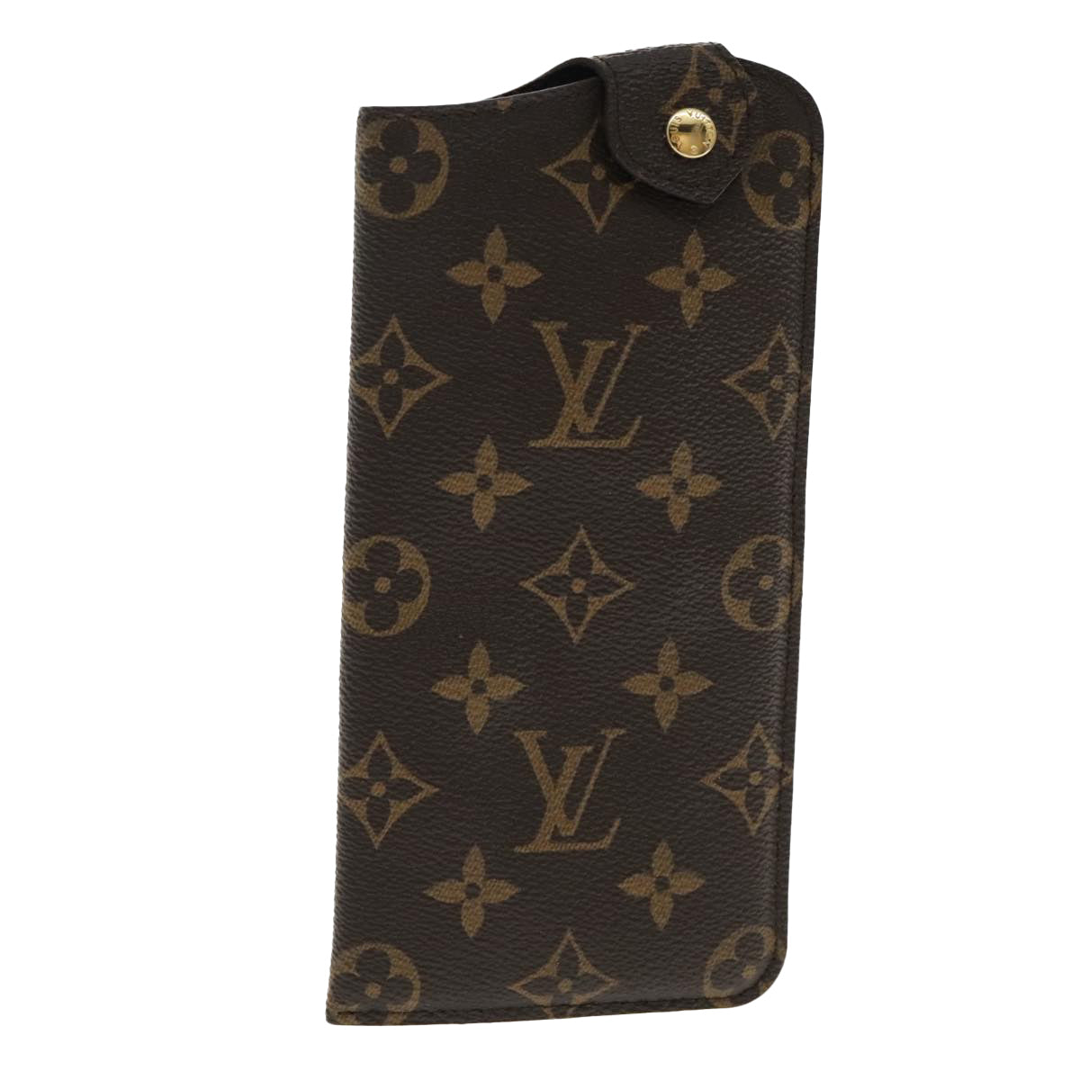 LOUIS VUITTON Monogram Etui Lunette MM Glasses Case M66544 LV Auth 94970