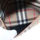 Burberrys Nova Check Shoulder Bag Canvas Beige Auth 95038-12