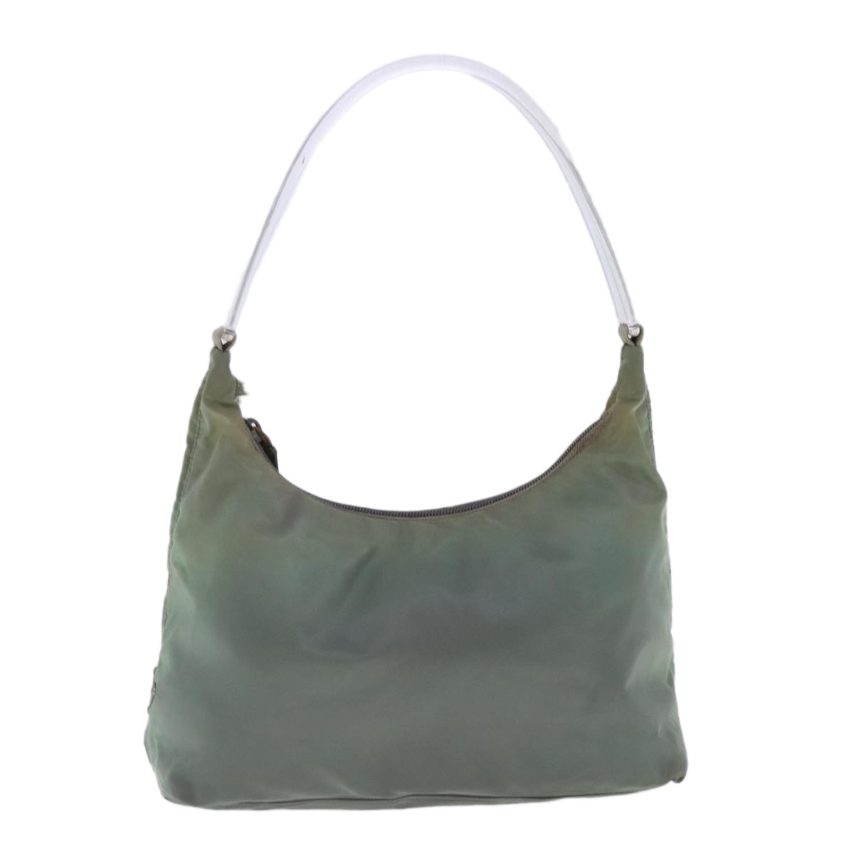 PRADA Shoulder Bag Nylon Khaki Auth 95046